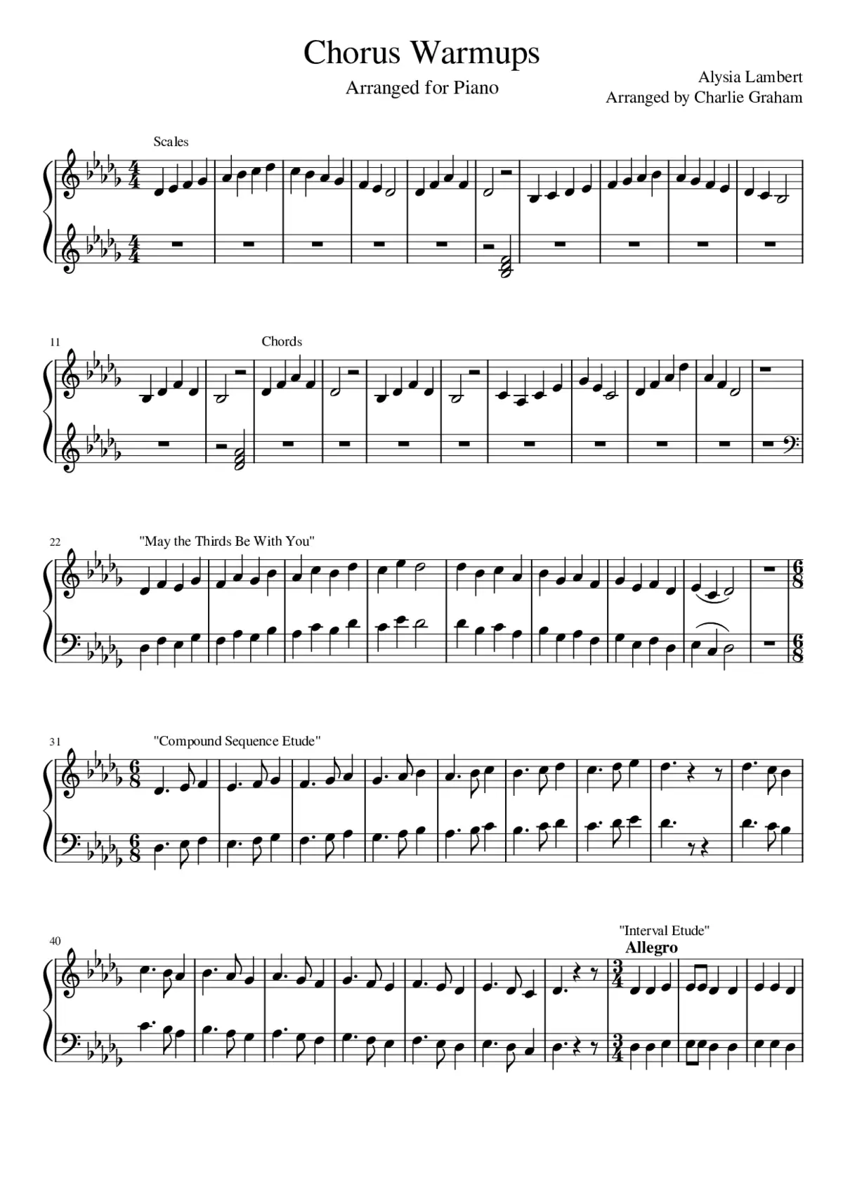 MMS Chorus Warmups - Page 1