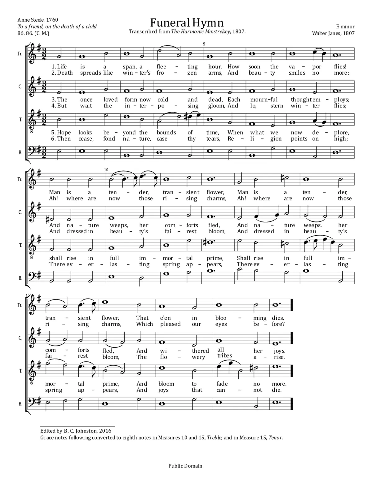 Funeral Hymn - Page 1