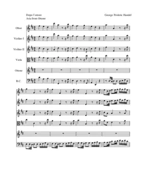 Dopo l'orrore (aria from 'Ottone')