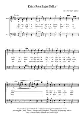 Keine Rose, keine Nelke