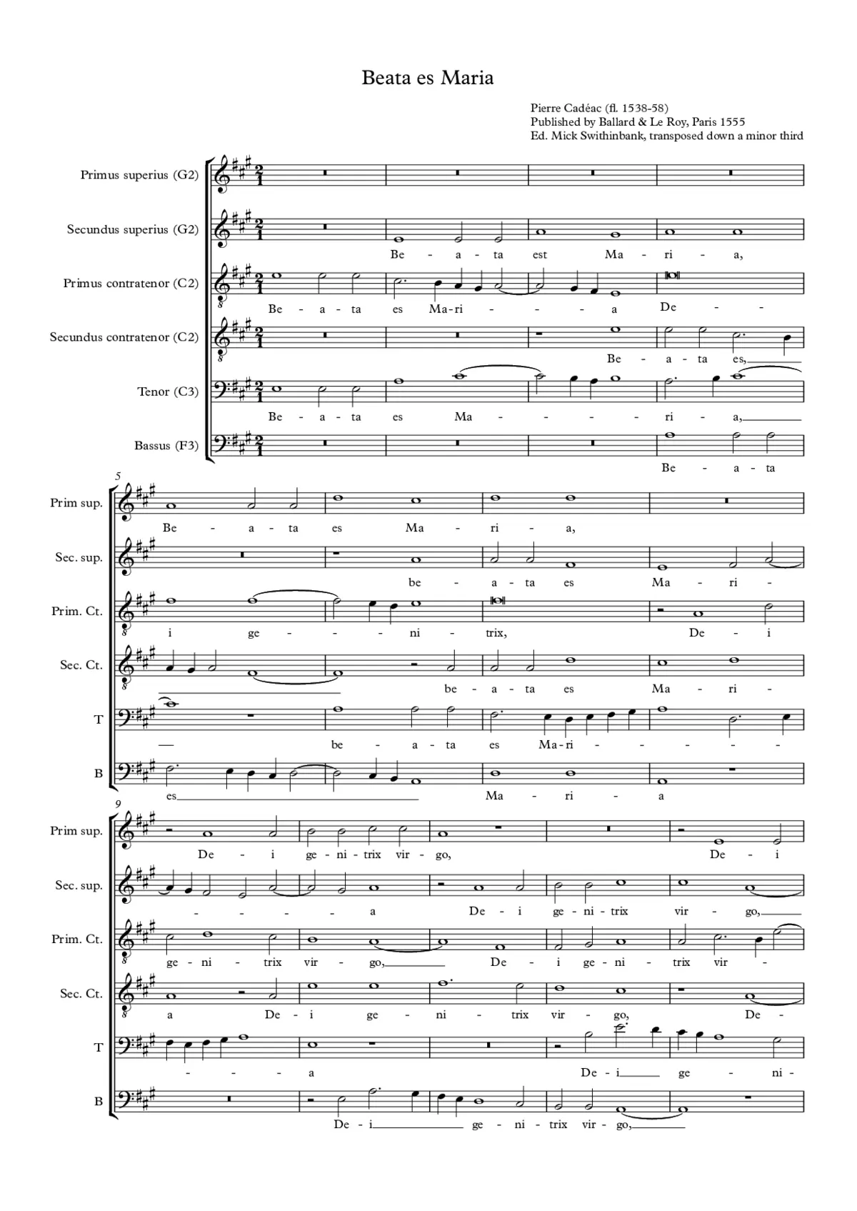 Beata es Maria - Page 1
