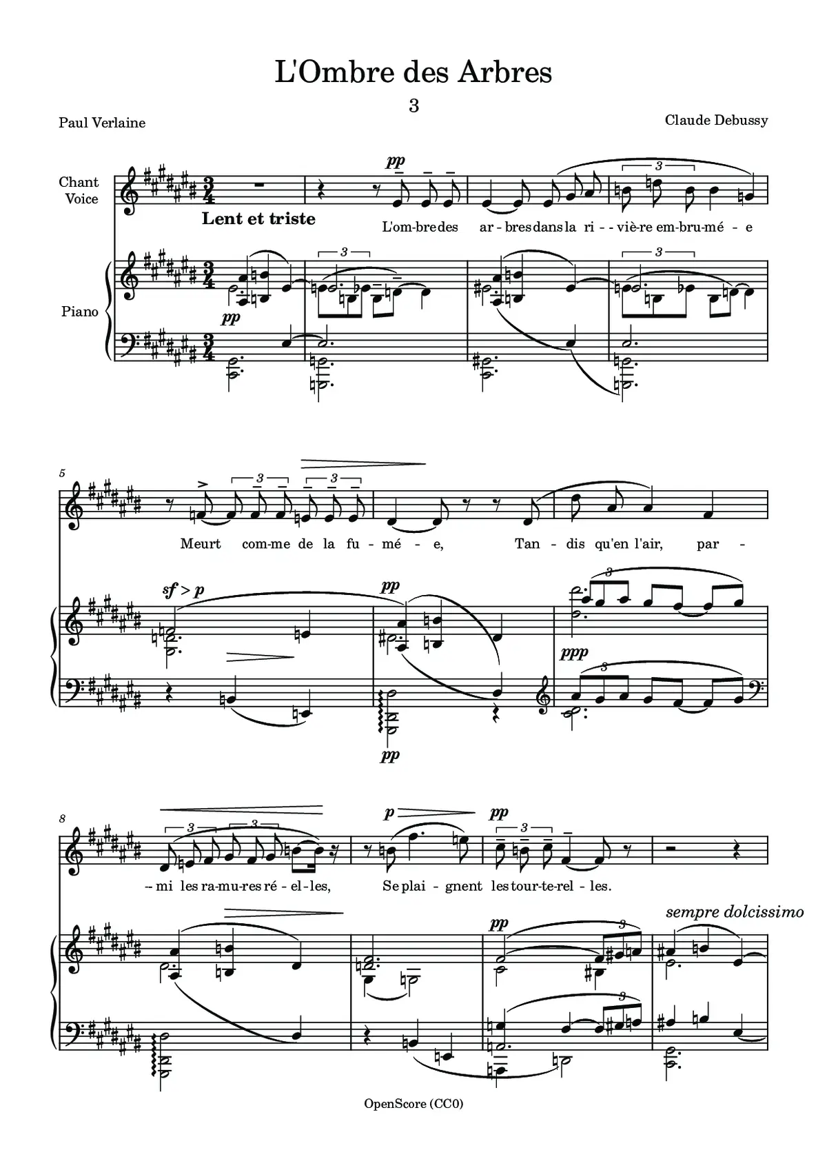 L’ombre des arbres - Page 1
