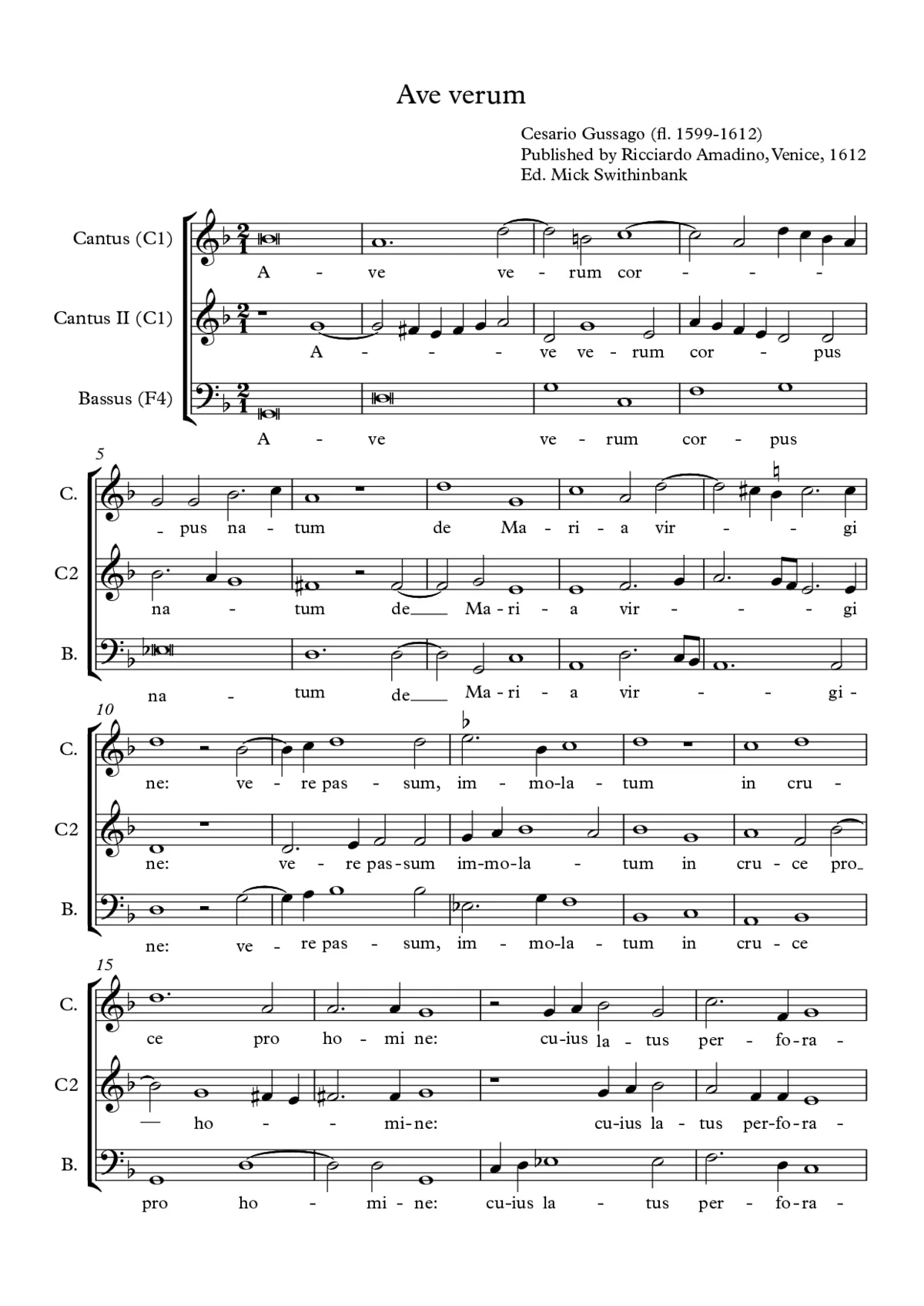 Ave verum - Page 1