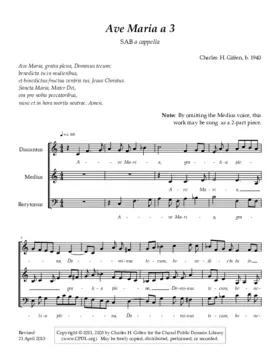 Ave Maria a 3