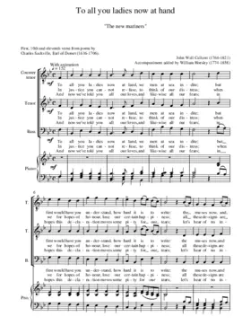 To all you ladies now at hand