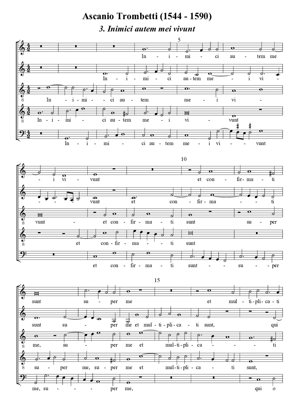 Inimici autem mei vivunt - Page 1