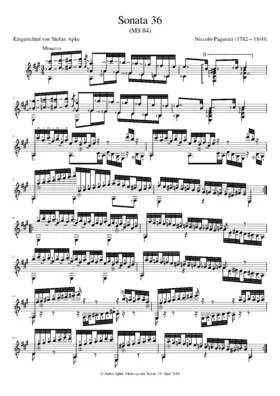 Guitar Sonata in A major