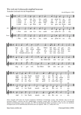 Wer sich mit Liebessucht empfind besessen