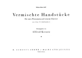 2 Pieces for Piano 3-Hands