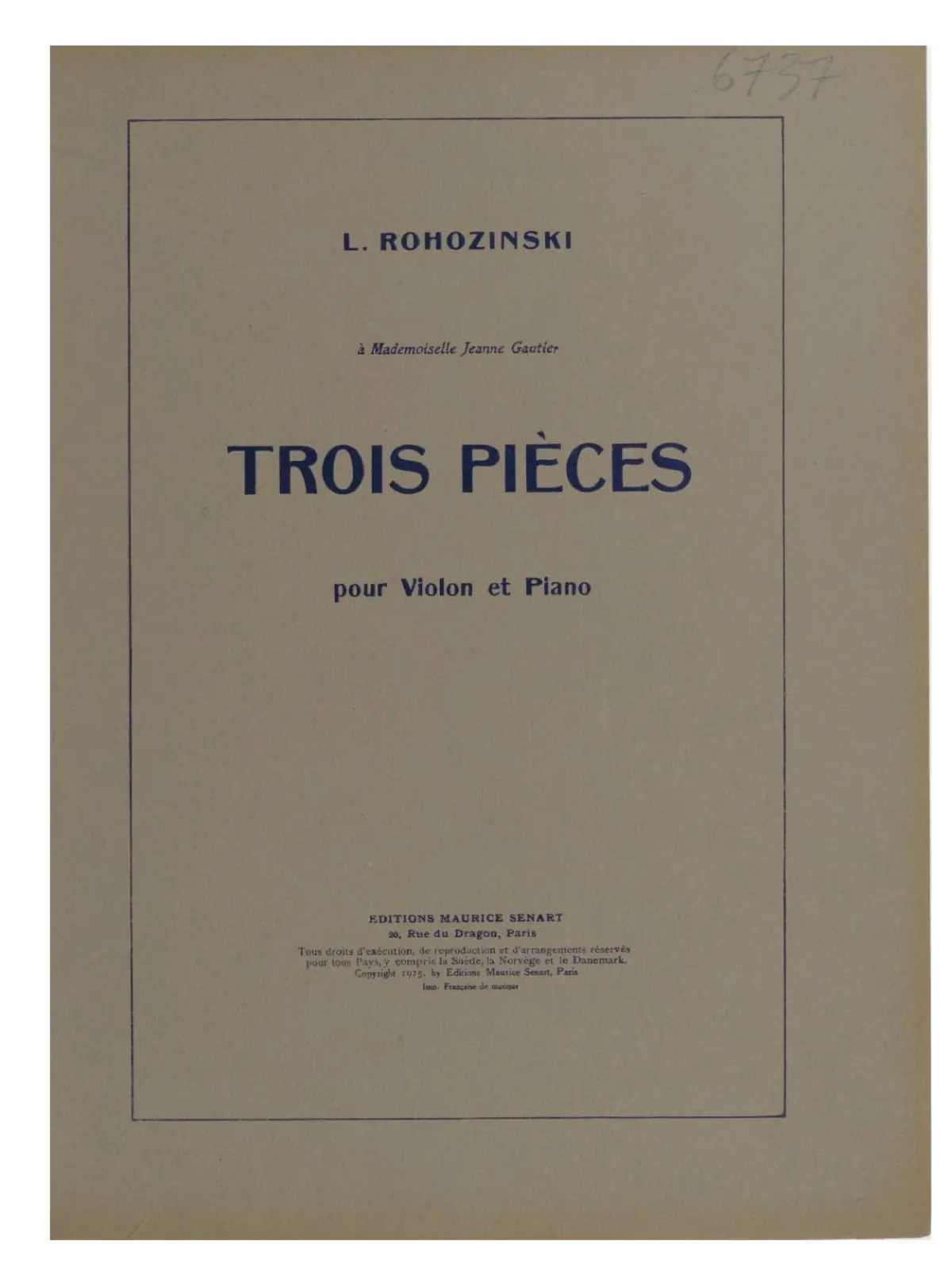 3 Pièces - Page 1