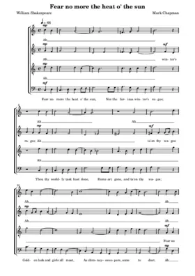 Fear no more the heat o' the sun