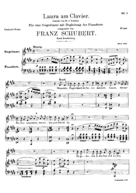 Laura am Klavier, D.388
