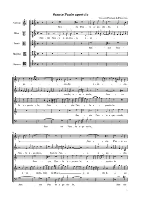 Sancte Paule apostole a 5