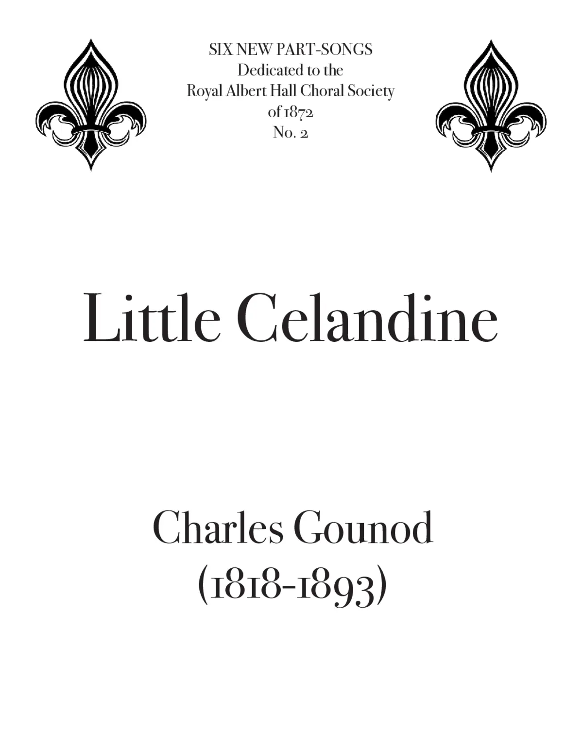 Little Celandine - Page 1