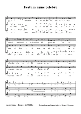 Festum nunc celebre III