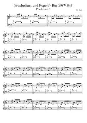 Prelude and Fugue in C major BWV 846