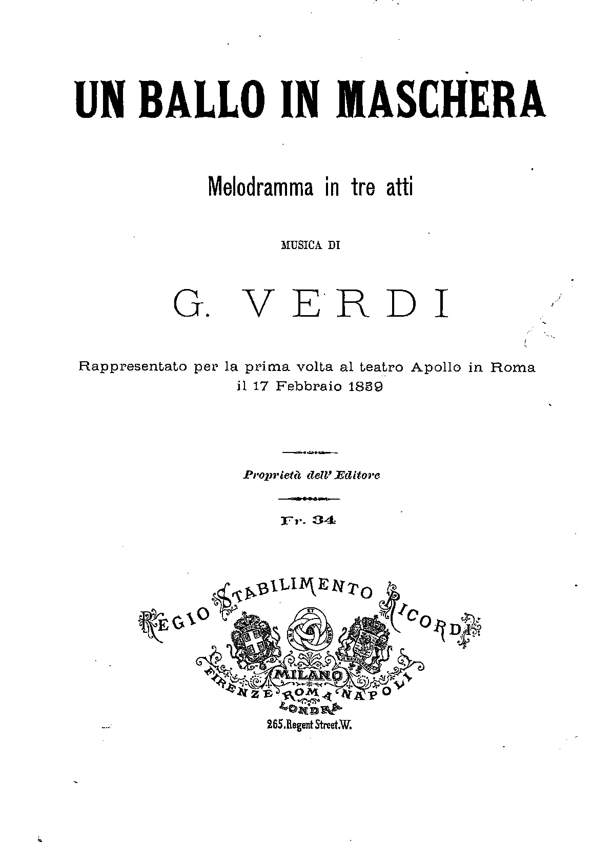 Un ballo in maschera - Page 1