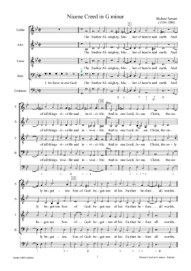 Nicene Creed in G minor