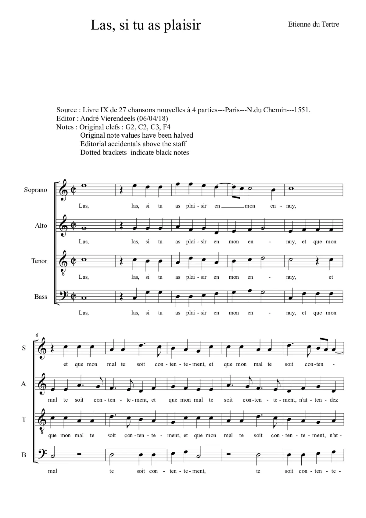 Las si tu as plaisir - Page 1
