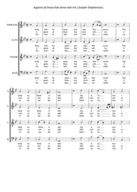 Against all those that strive with me