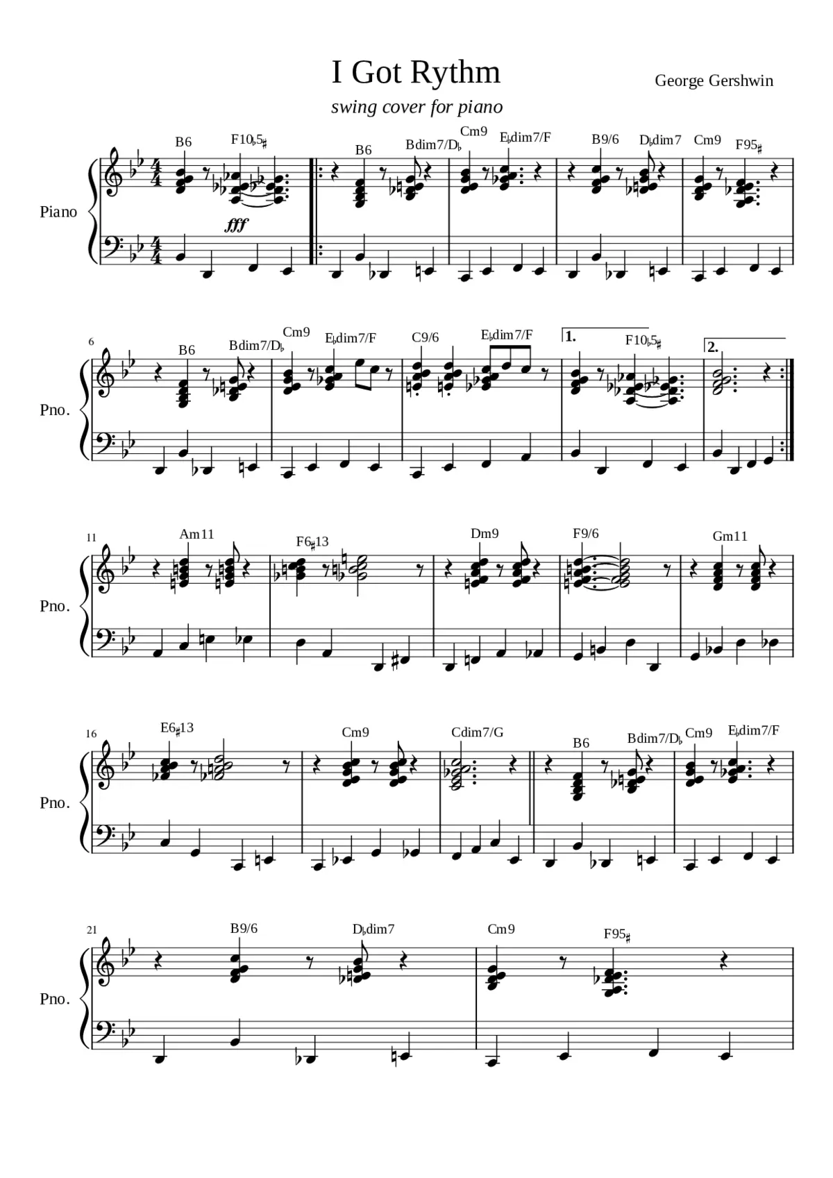 i got rhythm - Page 1