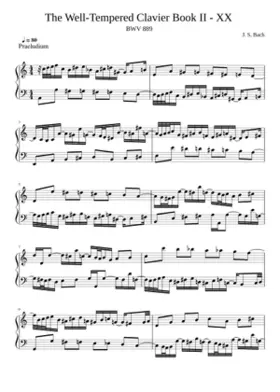 Prelude and Fugue in A minor BWV 889