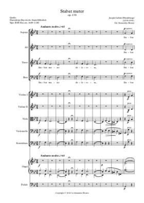 Stabat Mater, op. 138