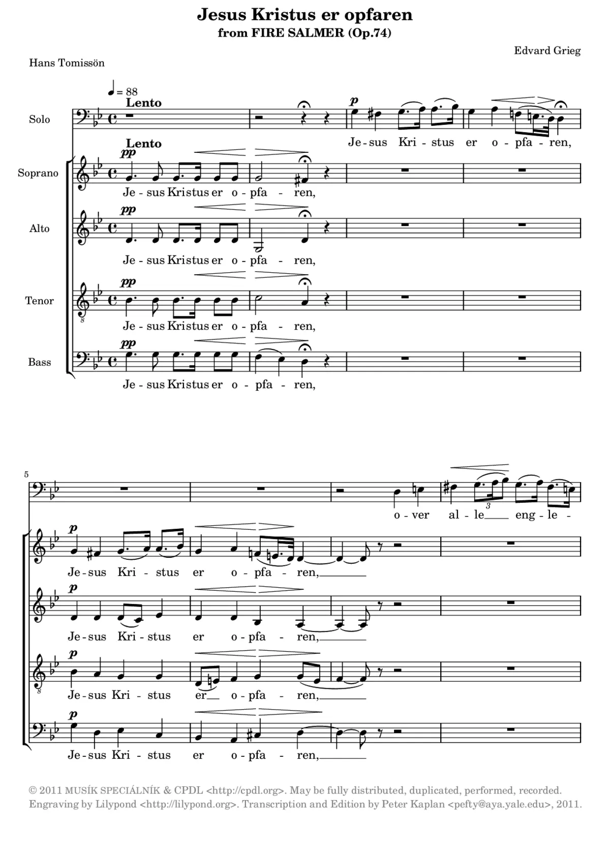 Jesus Kristus er opfaren - Page 1