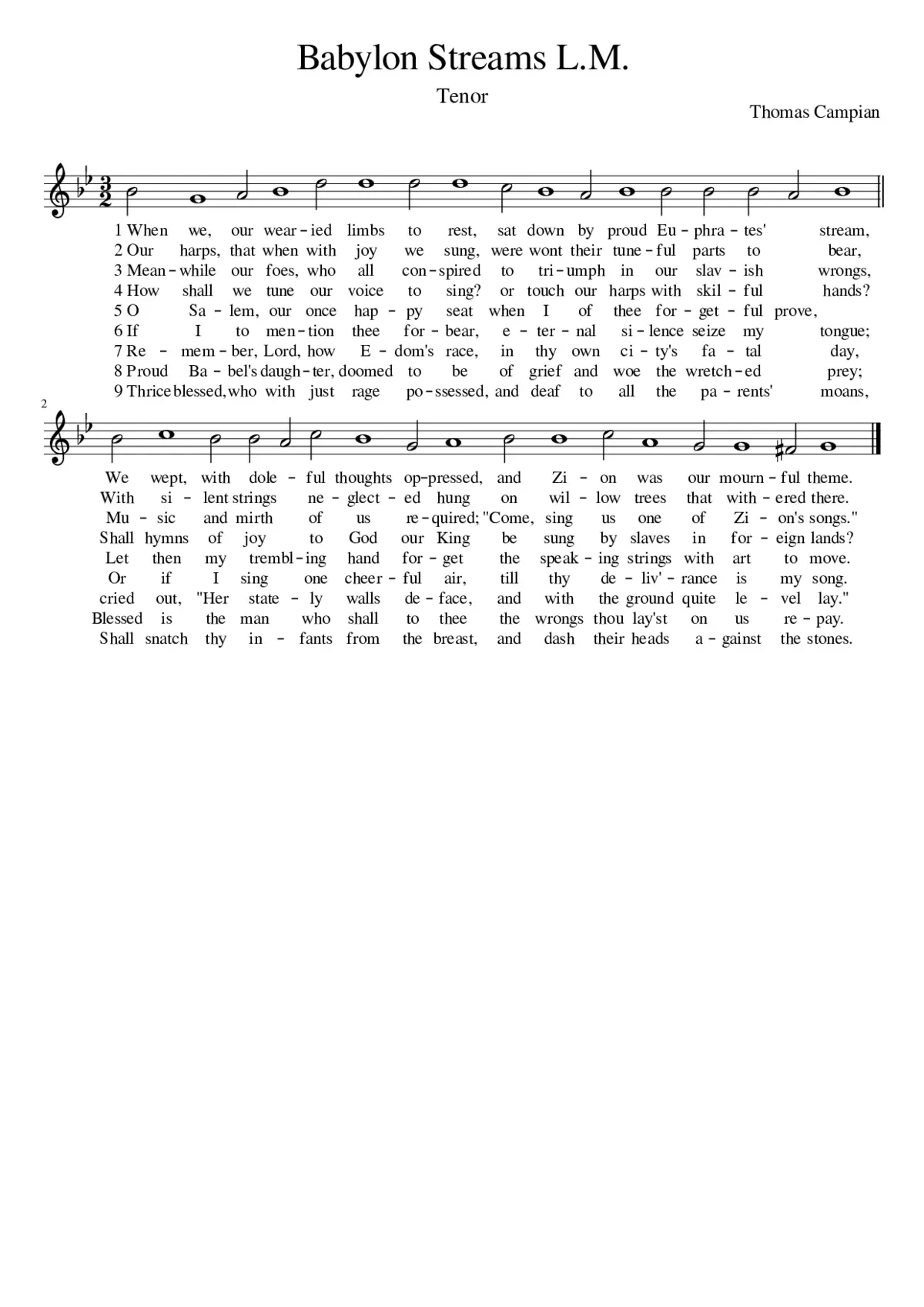 Babylon Streams L.M. - Page 1