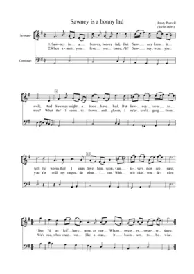 Sawney is a bonny lad