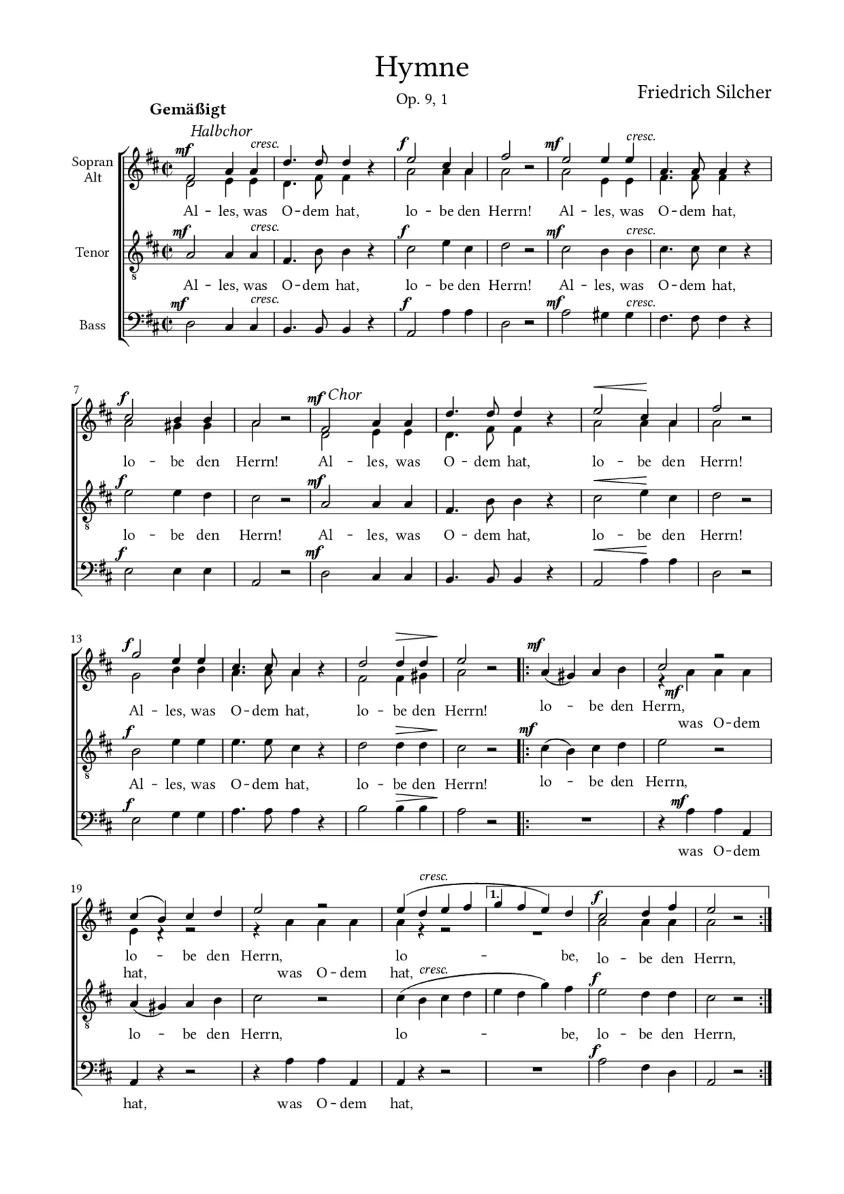 Alles, was Odem hat - Page 1