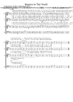 Rejoice in Thy Youth