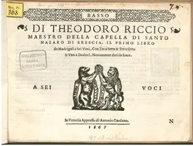 27 Madrigali a sei voci, libro 1