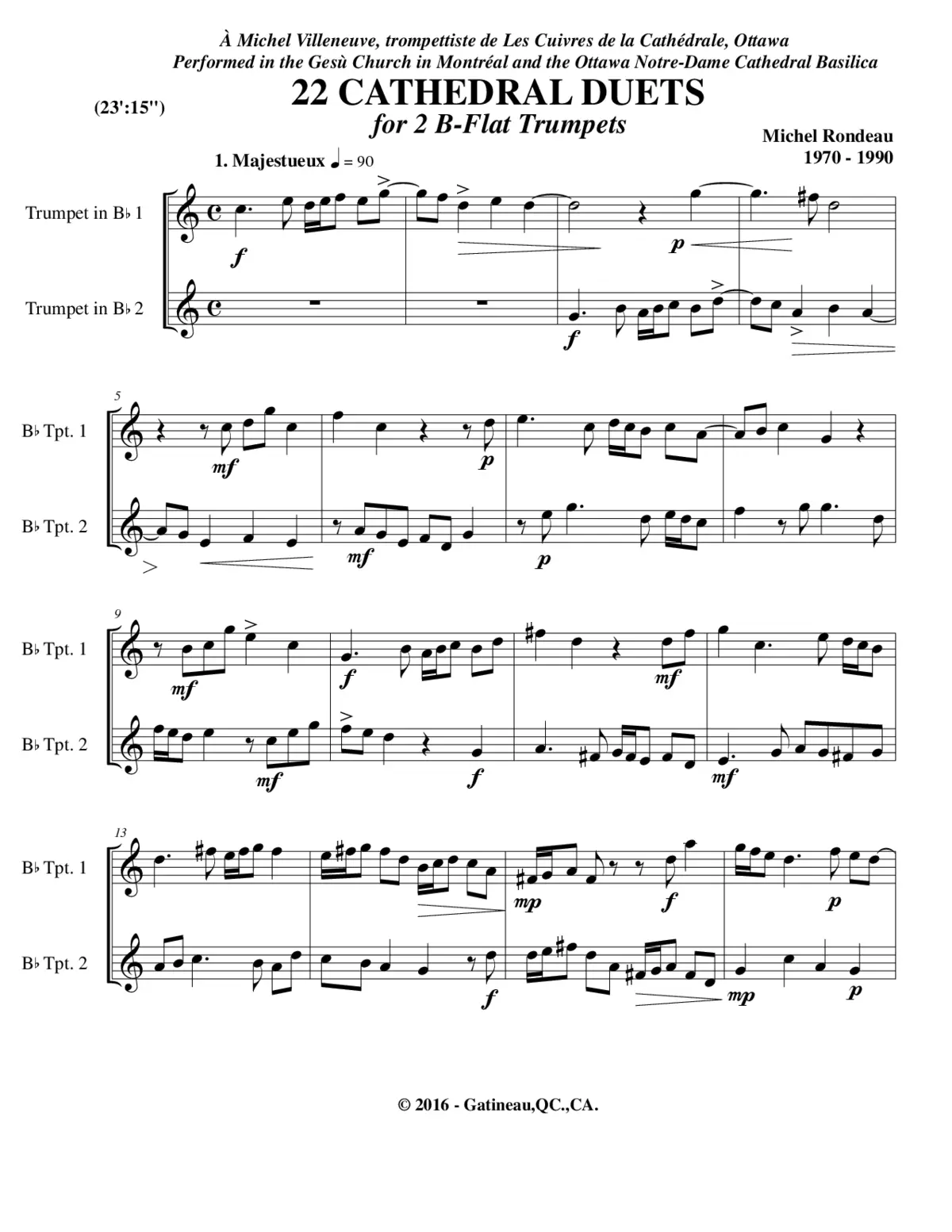 22 Trumpet Duets - Page 1