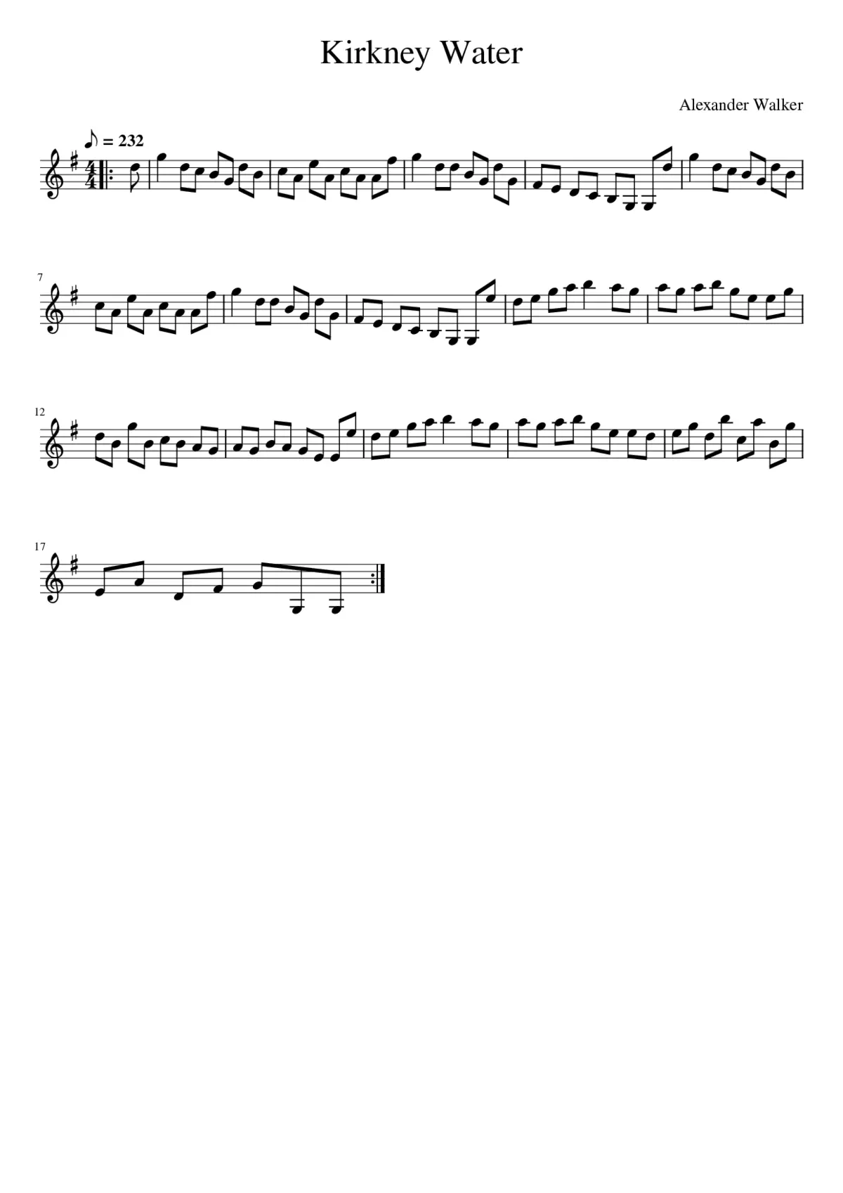 Kirkney Water - Page 1