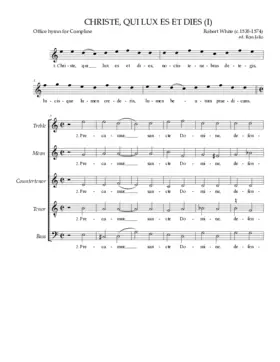 Christe qui lux es et dies I