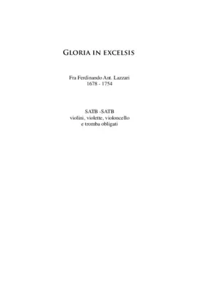 Gloria in excelsis a 8