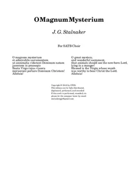 O magnum mysterium (No. 5)