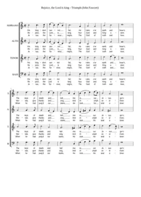 Rejoice the Lord is king