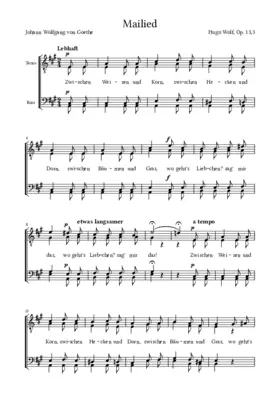 Mailied, Op. 13, No. 3