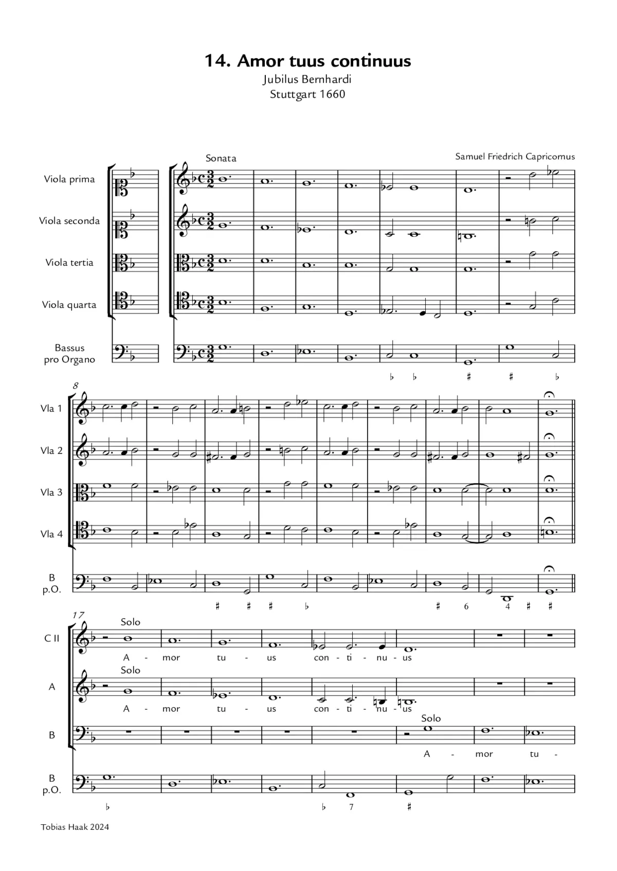 Amor tuus continuus - Page 1