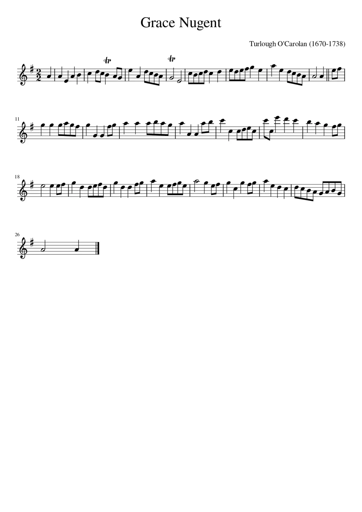 Grace Nugent - Page 1