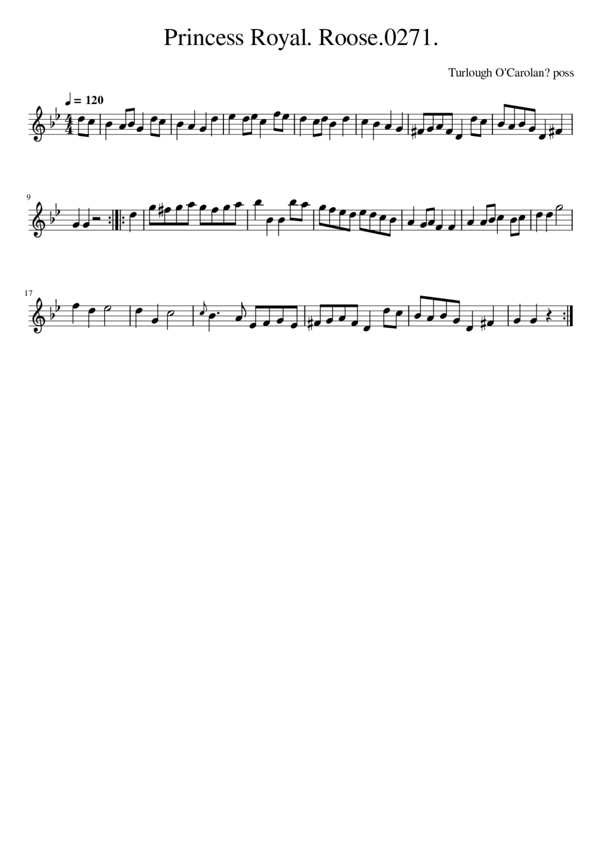 Princess Royal. Roose.0271. - Page 1