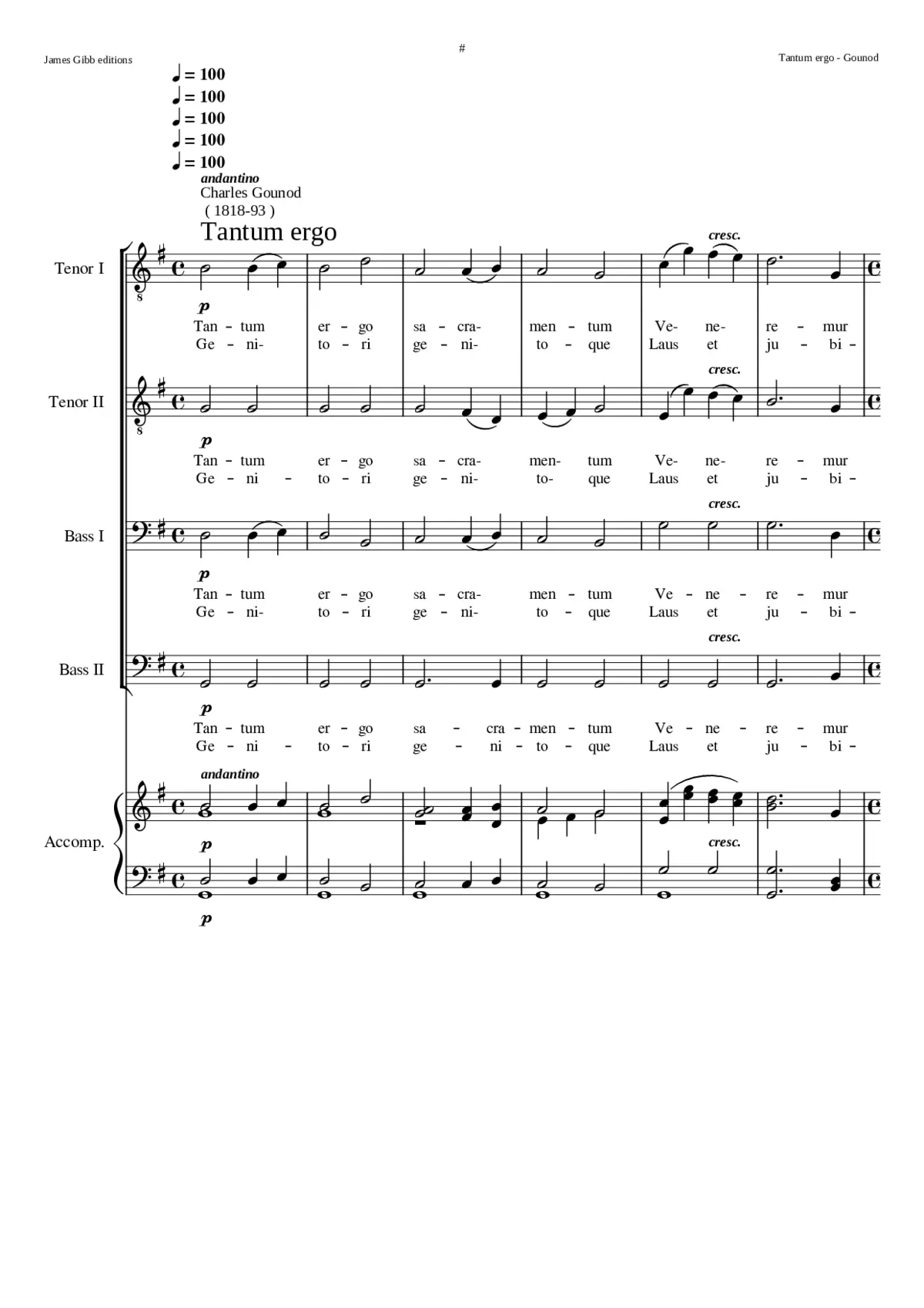 Tantum ergo CG 217c - Page 1