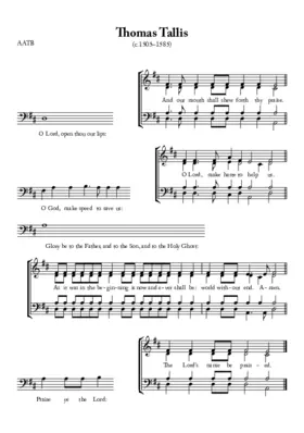 Preces and Responses