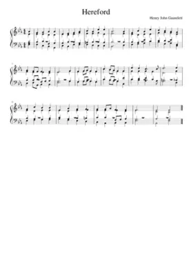 HEREFORD (Gauntlett) - Henry J. Gauntlett