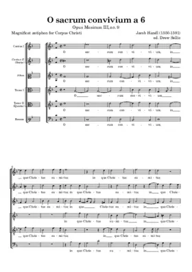 O sacrum convivium a 6