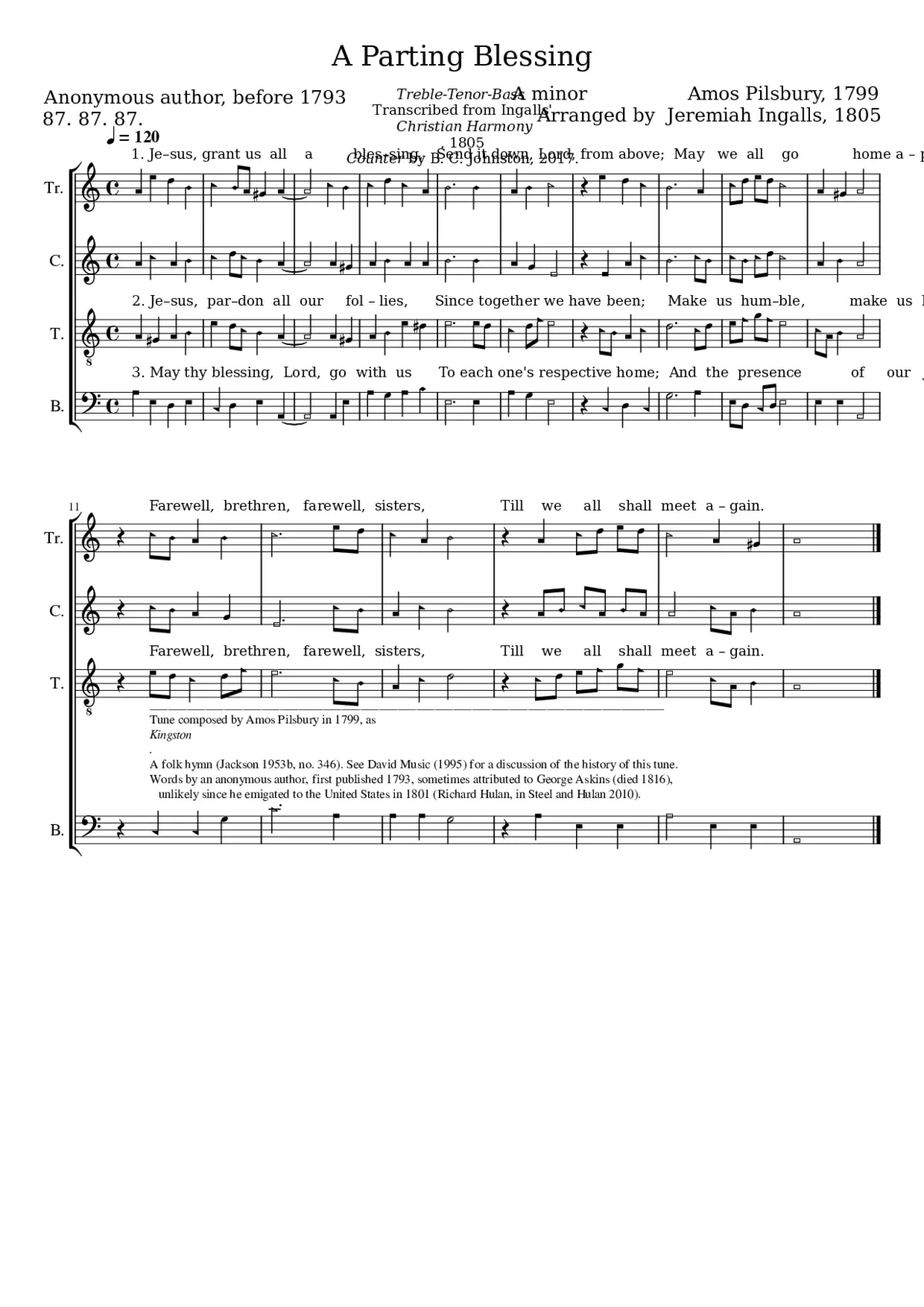 A Parting Blessing - Page 1