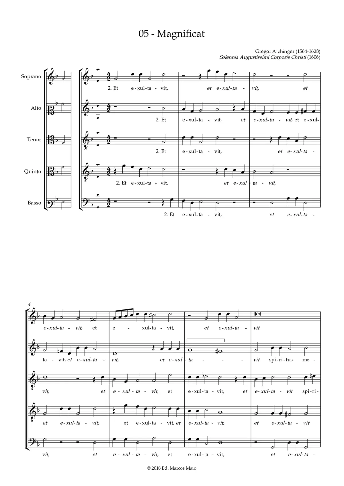 Magnificat - Page 1