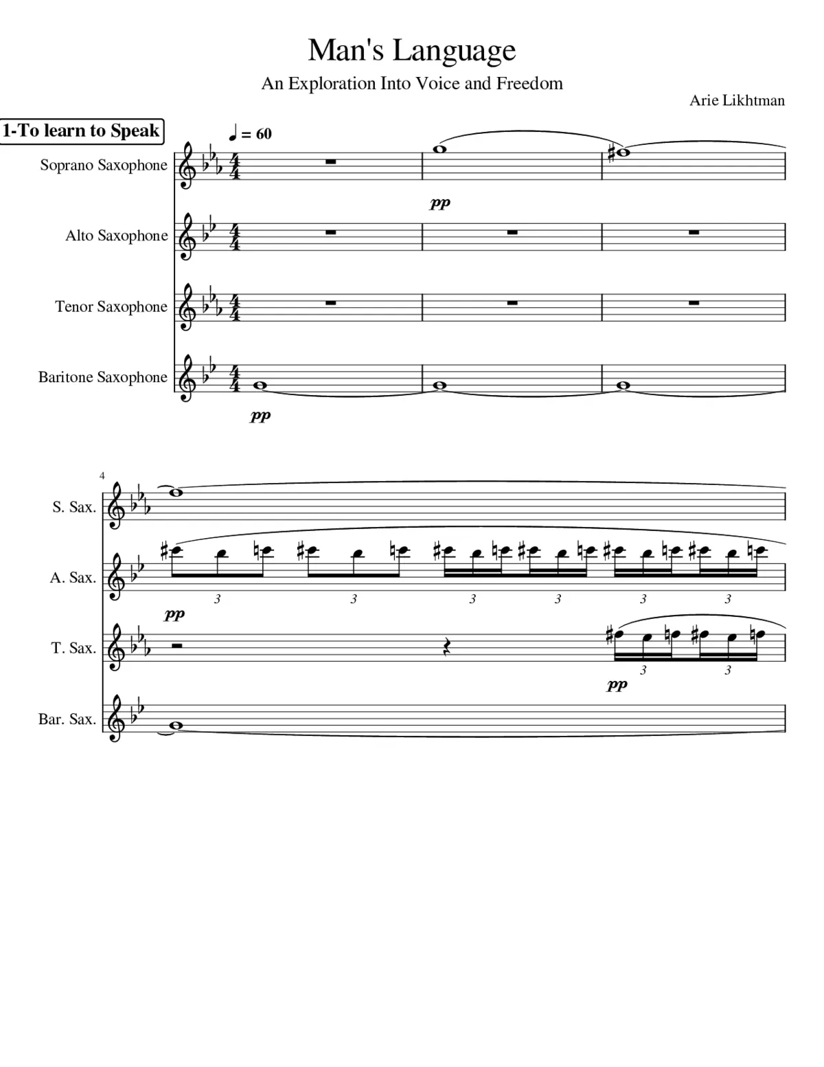 Man's Language - Page 1